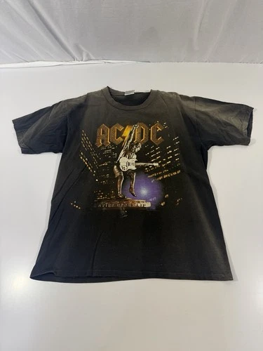 AC/DC L Large Stiff Upper Lip Tour Concert T Sh 2000s vintage concert t-shirt, vintage, size L, single stitch, B+ condition