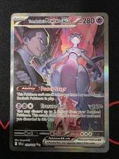 Pokemon TCG: Team Rocket's Mewtwo ex 231/182 SIR Destined Rivals NM