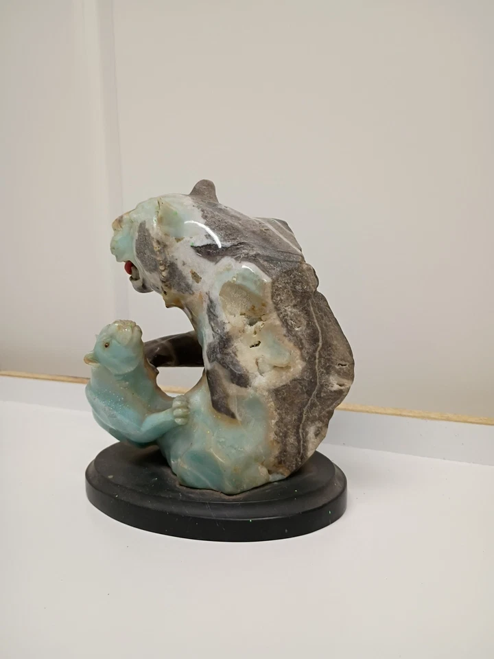 Estatua de tigre de jade Foto 4 de 4
