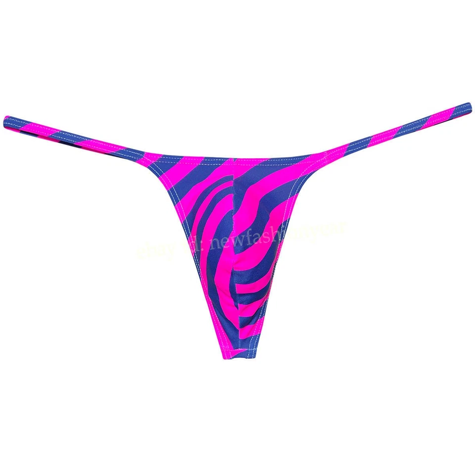 Men's Sexy String Underwear Thong Pouch Male G-string Swim Bikini Jockstrap Soft - Image 2 of 4