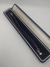 Necklace K18 Diamond/Ruby Top SV925 Chain Accessory 2-Way