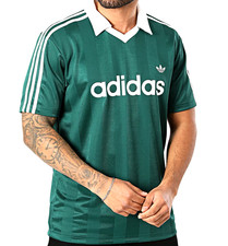 NEW MEN'S ADIDAS ORIGINALS TREFOIL POLY COLLAR TEE SHIRT SIZE XL KE358G