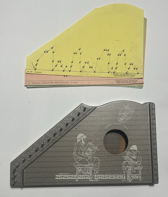 Vintage 1960s JR Zither Harbert Italiana Milano Folk Children's