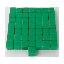 Koplow Blank Dice d6 16mm Blank Green (50) New