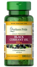 Puritan's Pride Black Currant Oil 535 mg - 100 Softgels