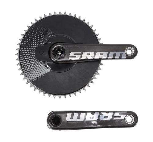 SRAM Red AXS 1x 12s D1 Aero Carbon Road Bike Power Meter 52T Crankset 165mm DUB