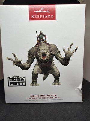 2023 Hallmark RIDING INTO BATTLE STAR WARS: THE BOOK OF BOBA FETT Ornament, New