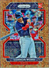 2022 Panini Prizm Tier III Connor Wong [Bronze Donut Circles Prizm] #248 /40 RC