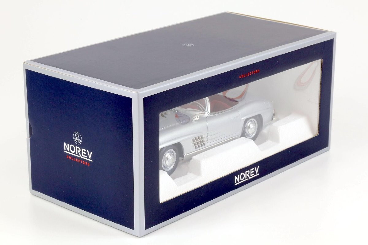 Norev 1/18 Mercedes -Benz 300 SL Roadster 1957 Silver Full Norev 1/18 Mercedes -Benz 300 SL Roadster 1957 Silver Full