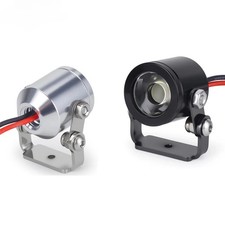 2Pcs LED Light Spotlight Headlight with Bracket for 1/10 RC Crawler TRX4 SCX10