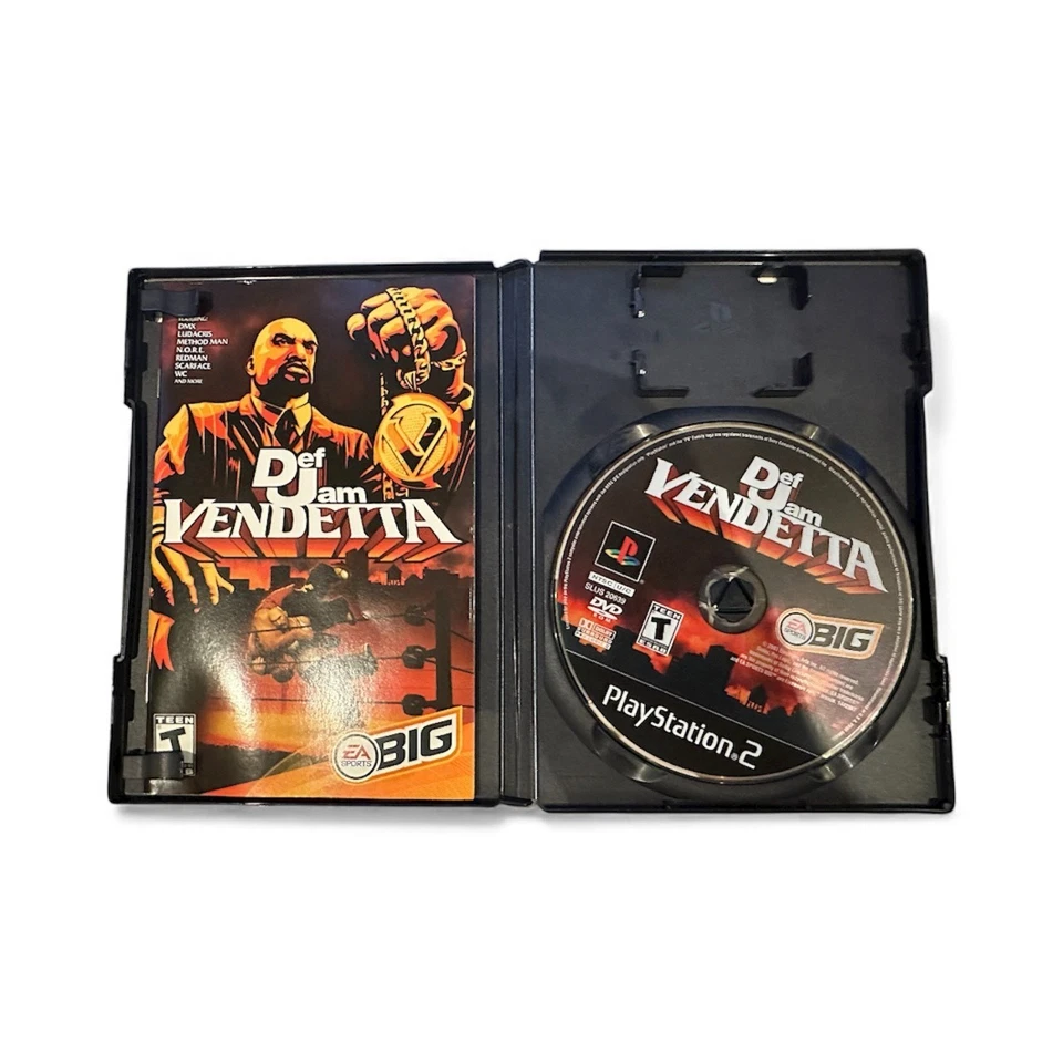 Def Jam Vendetta (Sony PlayStation 2 PS2, 2003) - CIB Complete Black Label - Image 3 of 4
