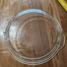 PYREX Clear Glass 684-C Lid For 2 Qt Casserole Dish #024 Round Dome W Handles