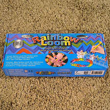 Rainbow Loom Rubber Band Crafting Kit w/ Loom, Mini Loom 600 Bands