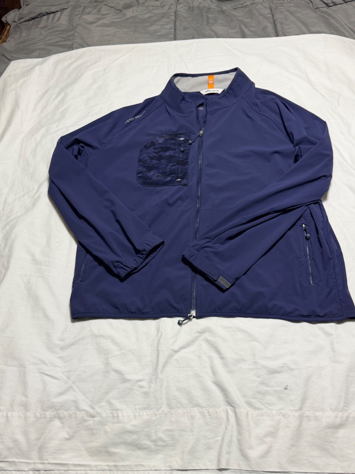 Peter Millar Flex Adapt Jacket Stretch Performance Golf Outdoor Casual XXL NAVY