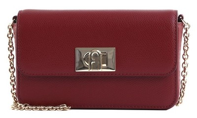 FURLA 1927 Mini Crossbody Bag Umhängetasche Tasche CILIEGIA d dunkelrot Neu