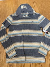 Salty Crew Mens Outskirt UV Hooded long sleeve shirt size small NWT 65