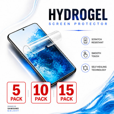 Pack HYDROGEL Screen Protector For Samsung Galaxy S8-S26 Plus Ultra Note 8-20