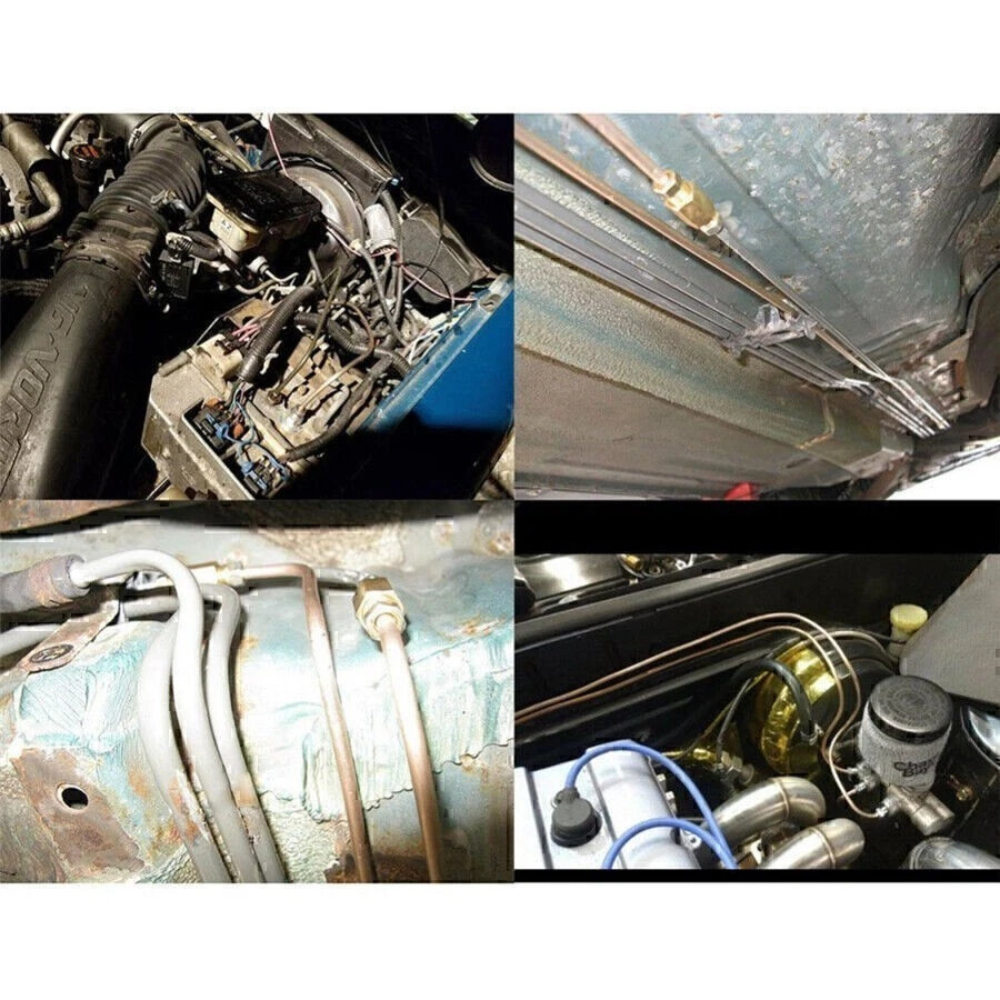 Kit de tubería de línea de freno de coche de níquel de cobre 3/16" OD 25 pies rollos de bobina con ^ Foto 4 de 4