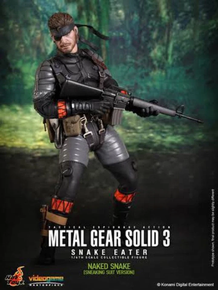 Set of 2 Metal Gear Solid 3 Hot Toys Figure Snake Eater Boss Naked Snake J14915 - Image 4 of 4