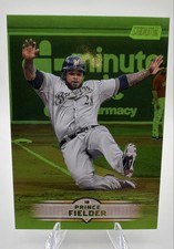 2025 Topps Stadium Club - Prince Fielder #161 Lime Green Foil