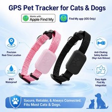 Pet Cat Dog GPS Locator Tracker Anti Lost Tracking Finder Device with Collar