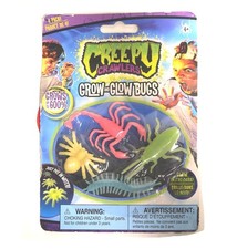 Creepy Crawlers Glow and GLOW BUGS 2015 JAKKS Rough Cardback