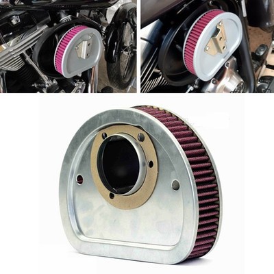 Motorcycle Air Intake Filter Cleaner For Harley Heritage Softail Classic 2007-11