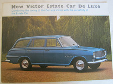 1962 VAUXHALL VICTOR ESTATE BROCHURE. 2 PAGE.