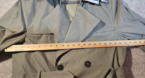 DSCP Valor Collection Liner All-Weather Military Trench Coat Olive USA Men's 38R - Picture 7 of 14