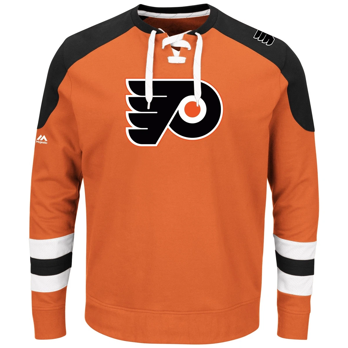 NHL Sweater Philadelphia Flyers Jumper Crewneck Center Lace Up Sweatshirt