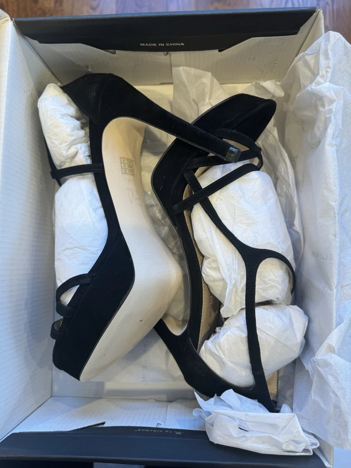 Pelle Moda Suede Platform High Heels Shoes - Image 3 of 4