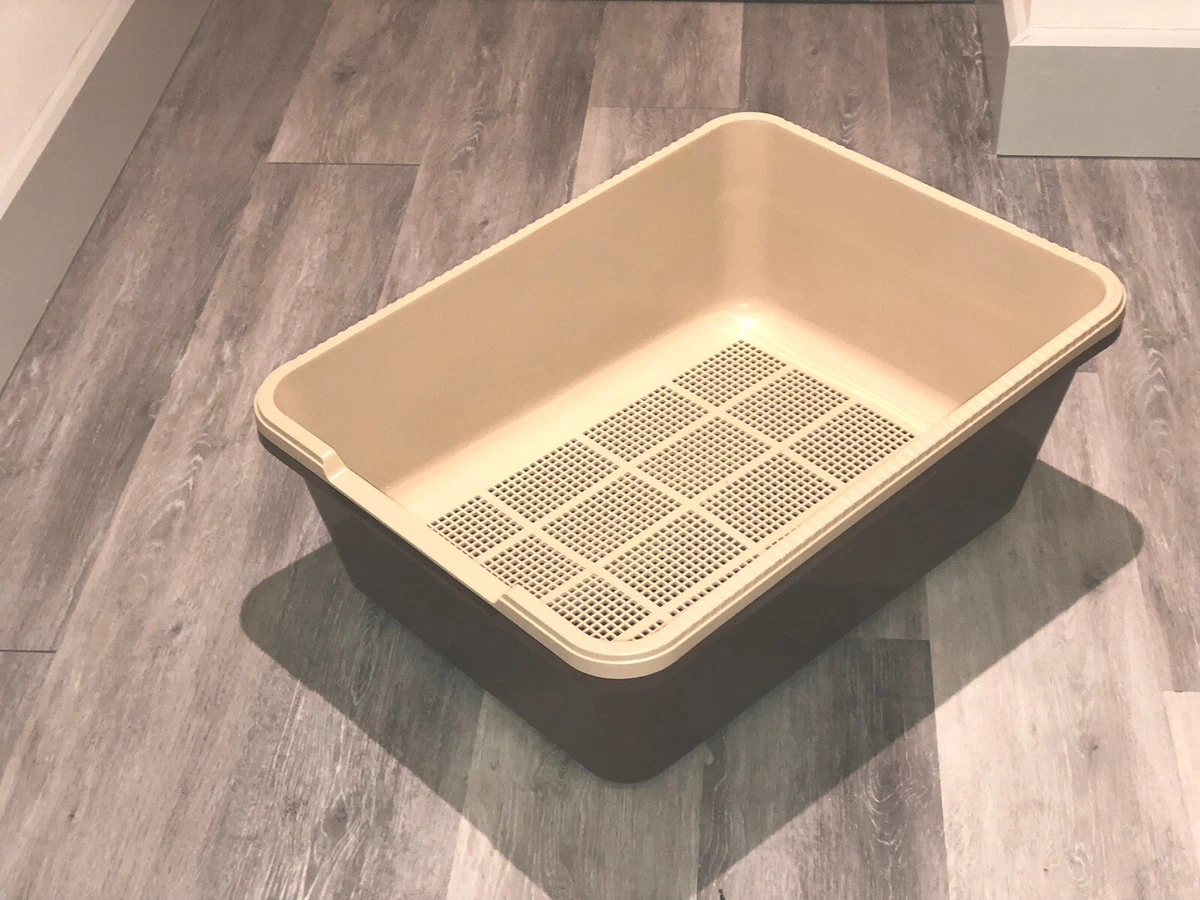 Maxi Jumbo Sieve Litter Tray For wood Pellets Brown Or Charcoal