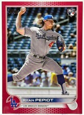 Ryan Pepiot 2022 Topps Update Series Mother's Day Pink Rookie RC /50 SP SSP