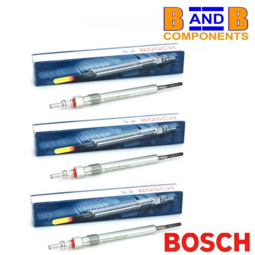 GLOW PLUGS BOSCH VW AUDI SKODA PORSCHE SEAT 1.4 1.6 2.0TDI x 3 A2263 - Picture 3 of 17