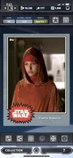 Topps Star Wars Digital Card Trader Tier 7 - Silver Padme Naberrie - S4 Base