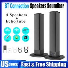 TV Soundbar Wireless Bluetooth Speaker Home Theater System 3D Surround AUX FM TF