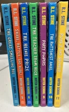 Rotten School by RL Stine Lot of 7 Books Hardcover Book 2, 5, 6, 8, 9, 10, 11