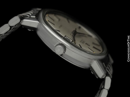 1973 OMEGA de Ville Hommes Taille Réelle Automatique Ss Acier Montre - Mint Avec - Photo 5 sur 9