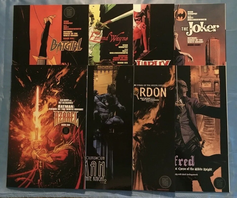 Batman: Curse of the White Knight #1-8 Variant Set! DC Comics