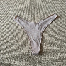 Skims Clay Jelly Sheer Dipped Thong, Size 2X NWT