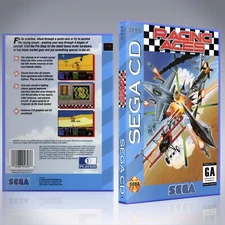 Sega CD Custom Case - NO GAME - Racing Aces