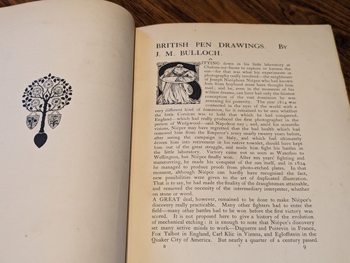 1901 Modern Pen Drawings European & American Art Charles Holme leather HC book - Imagen 10 de 24