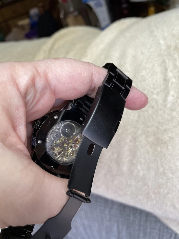 Reloj Hombre Skeleton Sewor Cuerda Manual Foto 4 de 4