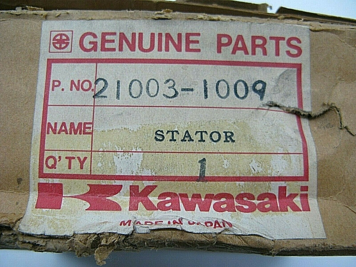 たば　1009 OEM Kawasaki Stator Generator Alternator p/n 21003-1009 NOS