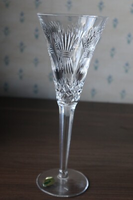 1 Waterford Crystal Millenium Wealth Toastflöte schöner Zustand 23,5 cm hoch