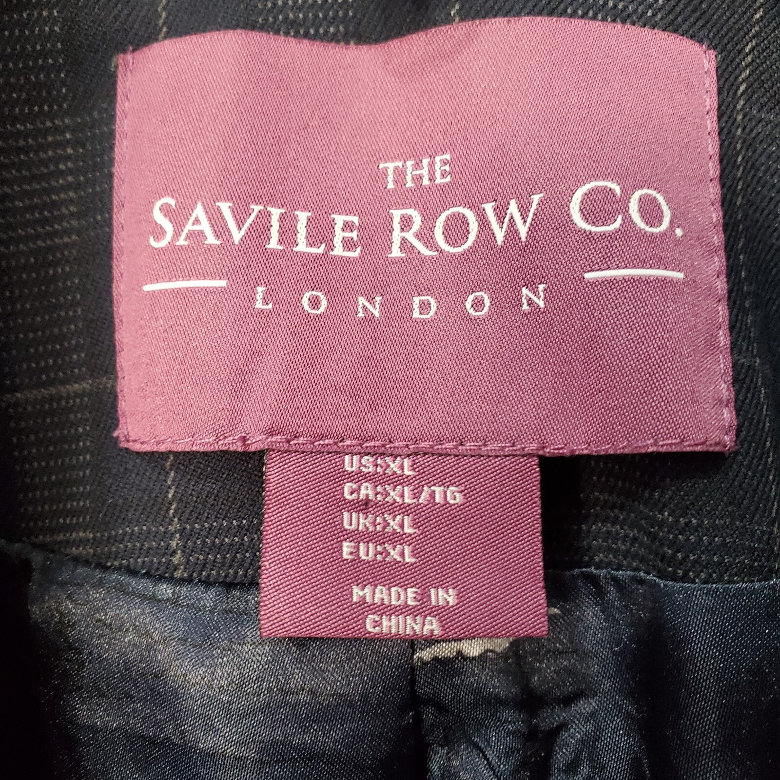 FILA Blazer donna a quadri The Savile Row Co. London taglia XL toppe gomito preppy