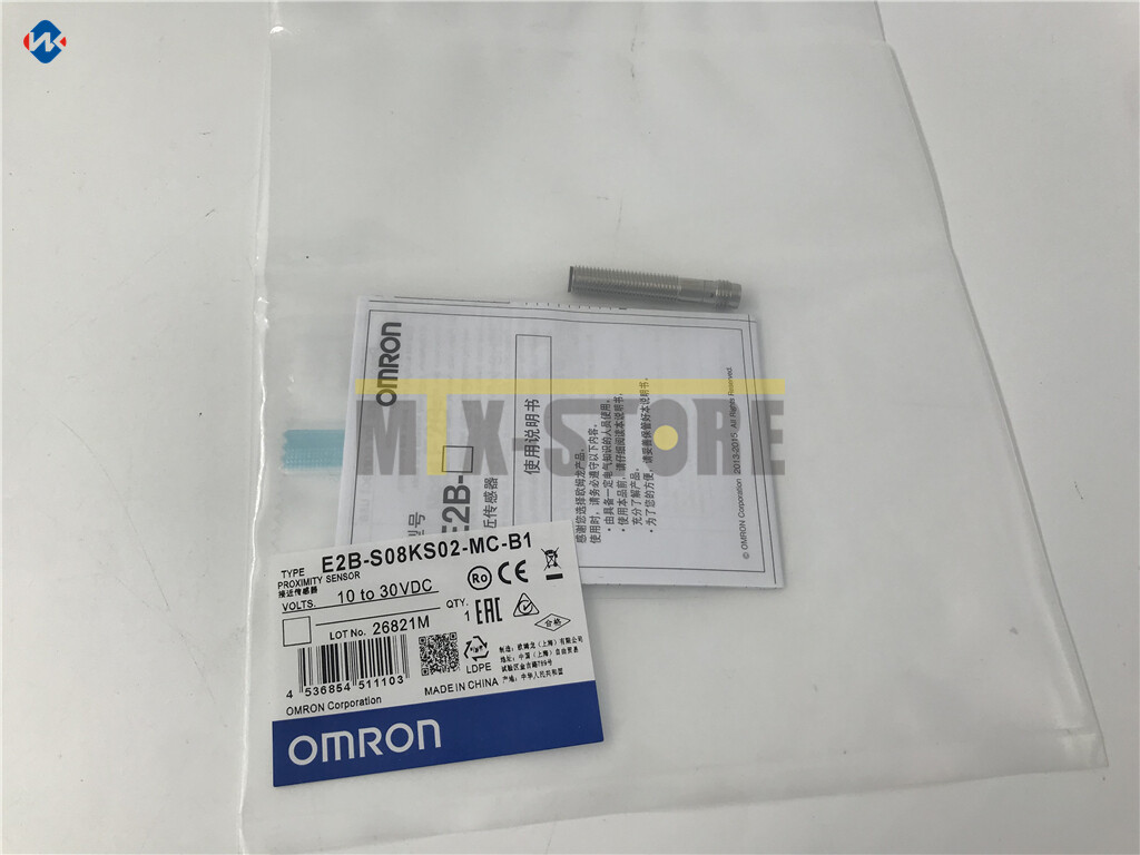 E2B S08KS02 MC B1 | Omron E2B M8 Induktiver Näherungssensor, Gewinrohr PnP / 200mA 30 mm, IP67 1000 V ac 30 V dc | RS