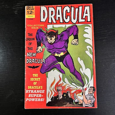 Dracula #2 Dell Comics 1966 Very Good Condition