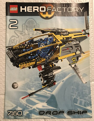 Lego-Hero Factory-Drop Ship-#7160 Book 1 & 2 | eBay