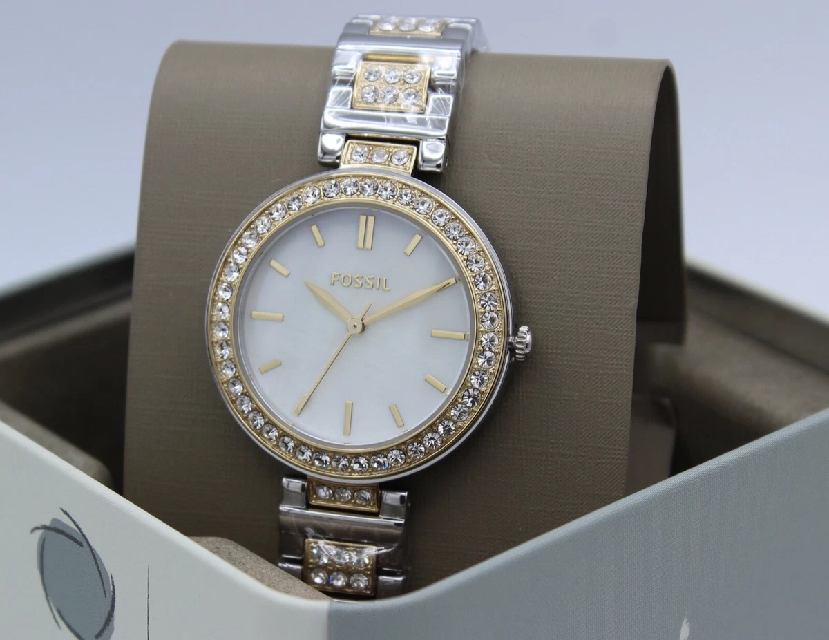 Fossil hotsell crystal watch